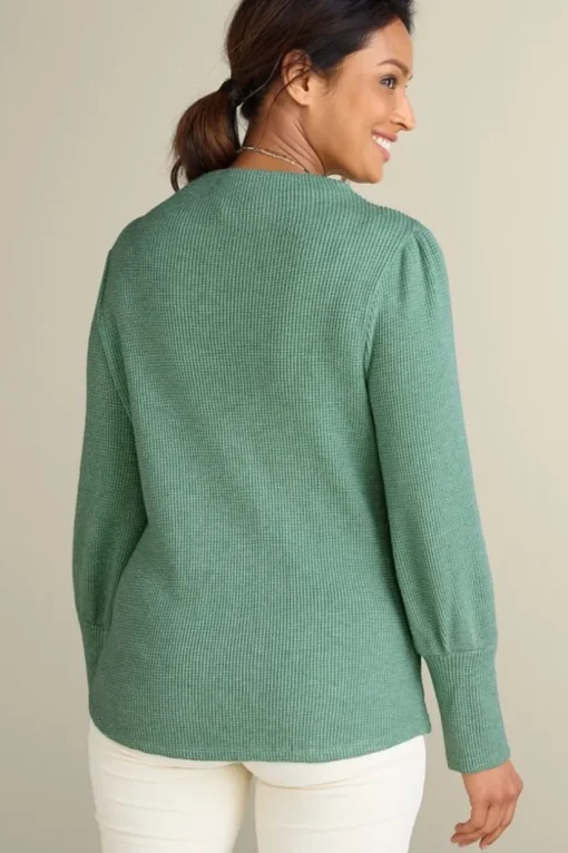Melina Waffle Pullover