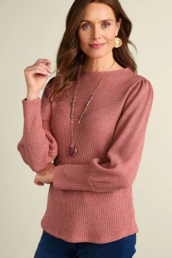 Melina Waffle Pullover