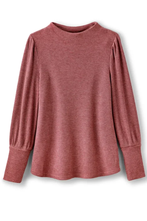 Melina Waffle Pullover