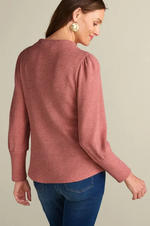 Melina Waffle Pullover