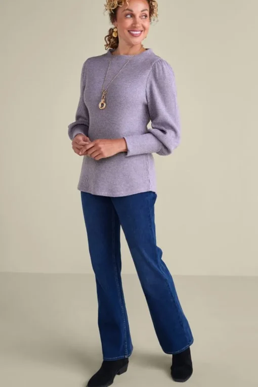 Melina Waffle Pullover