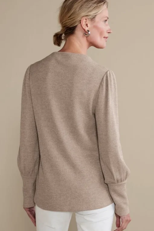 Melina Waffle Pullover