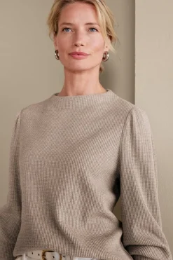 Melina Waffle Pullover