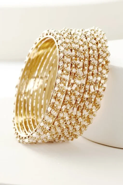 Mena Beaded Bangle Set