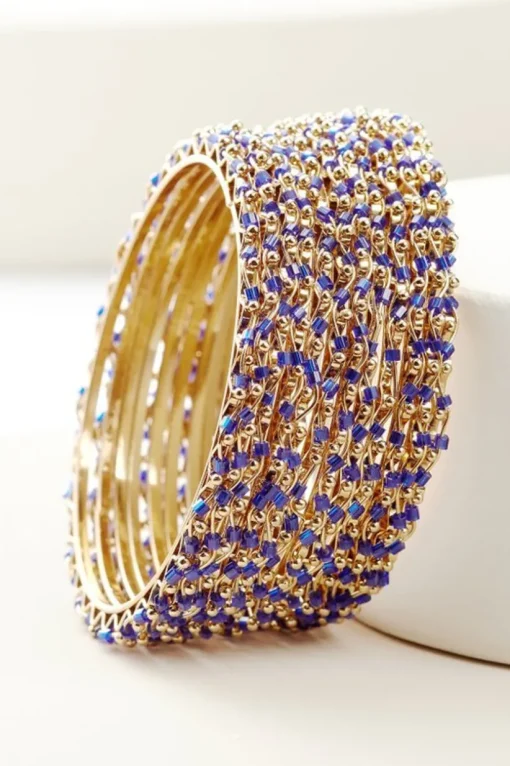 Mena Beaded Bangle Set