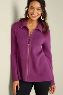 Meria Zip Cardi