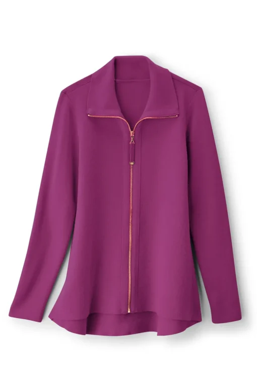 Meria Zip Cardi