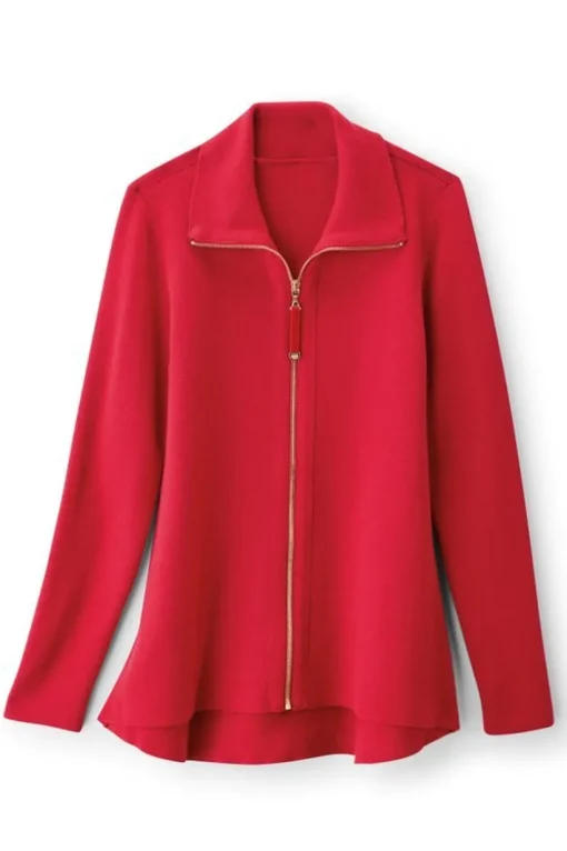Meria Zip Cardi