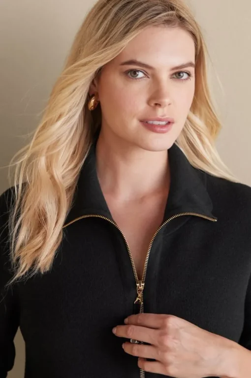 Meria Zip Cardi