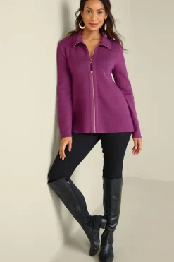 Meria Zip Cardi