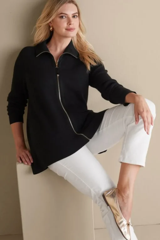 Meria Zip Cardi