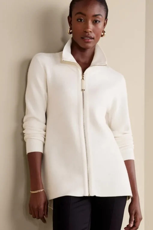 Meria Zip Cardi