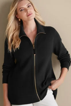 Meria Zip Cardi