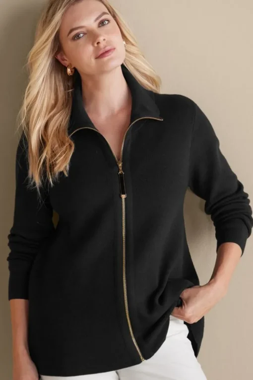 Meria Zip Cardi