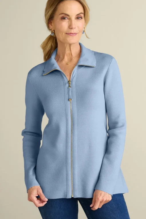 Meria Zip Cardi
