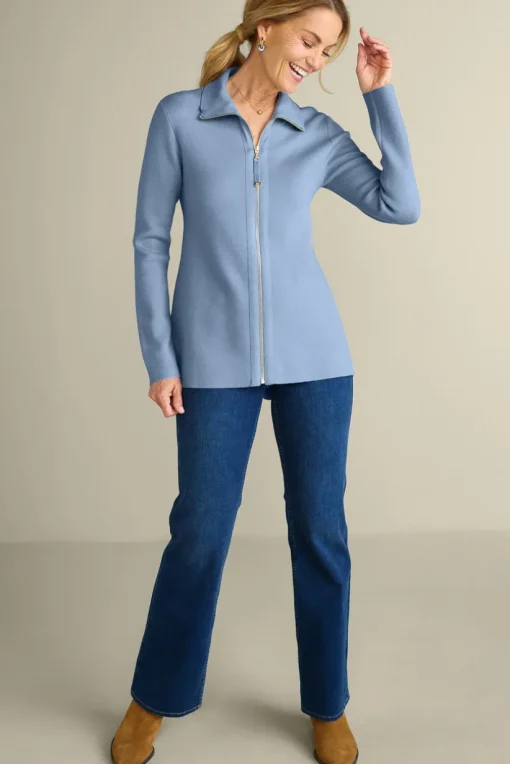 Meria Zip Cardi