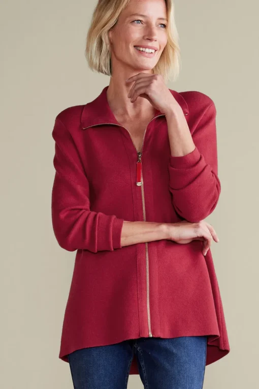 Meria Zip Cardi