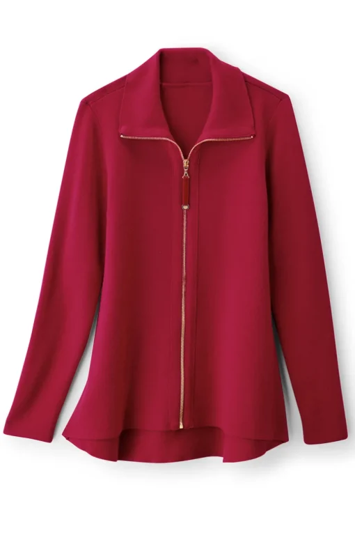 Meria Zip Cardi