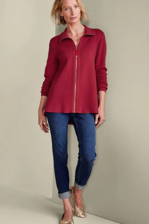 Meria Zip Cardi