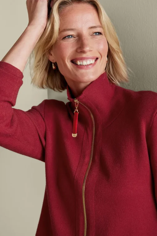 Meria Zip Cardi
