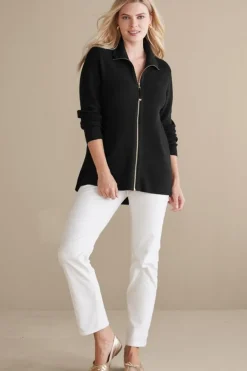 Meria Zip Cardi