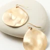Meza Hammered Disc Earrings