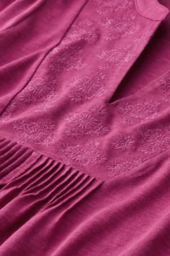 Mikaela Embroidered 3/4 Sleeve Tunic
