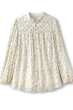 Mila Metallic Blouse