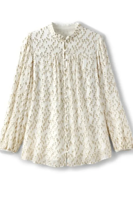 Mila Metallic Blouse