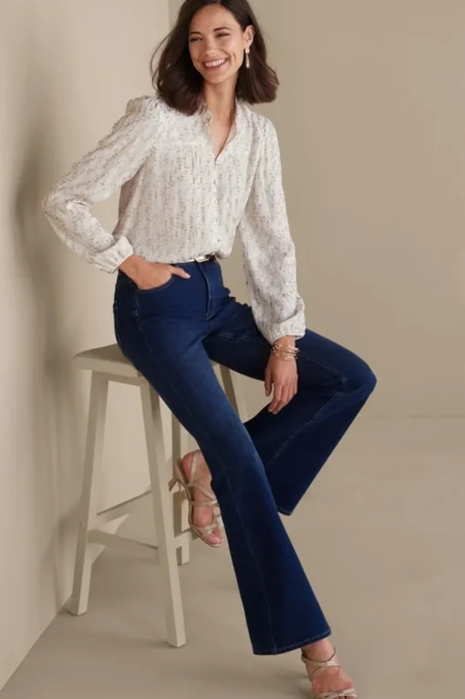 Mila Metallic Blouse