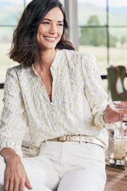 Mila Metallic Blouse