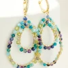 Mimi Beaded Hoop Earrings