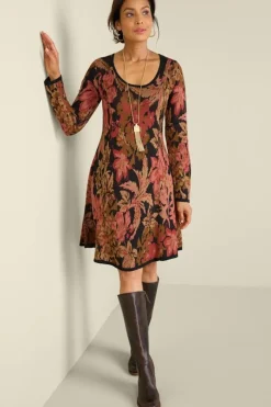 Nelia Jacquard Sweater Dress