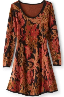 Nelia Jacquard Sweater Dress