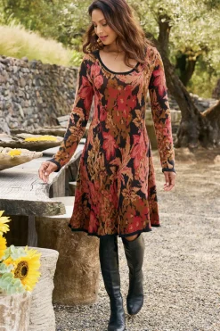 Nelia Jacquard Sweater Dress