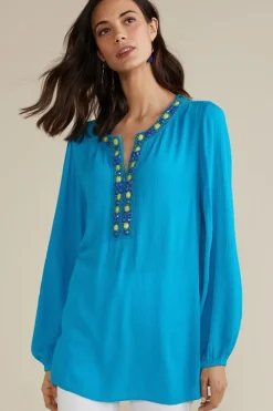 Nellie Gauze Tunic