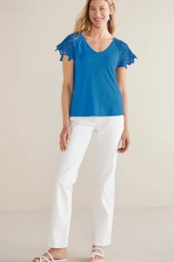 Nikita Lace Sleeve Tee