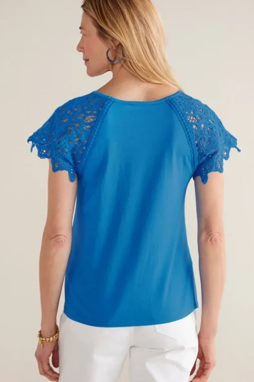 Nikita Lace Sleeve Tee