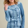 Nori Embroidered Velvet Tunic