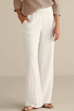 Oceo Gauze Wide-Leg Pants