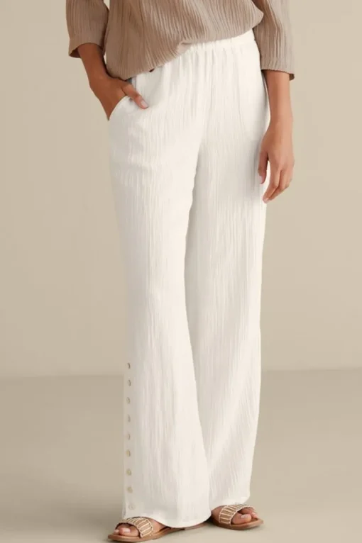 Oceo Gauze Wide-Leg Pants