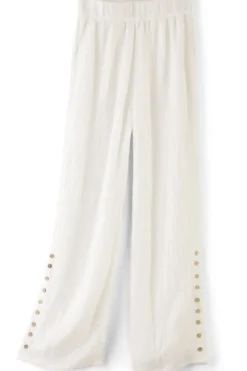 Oceo Gauze Wide-Leg Pants