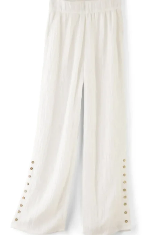 Oceo Gauze Wide-Leg Pants