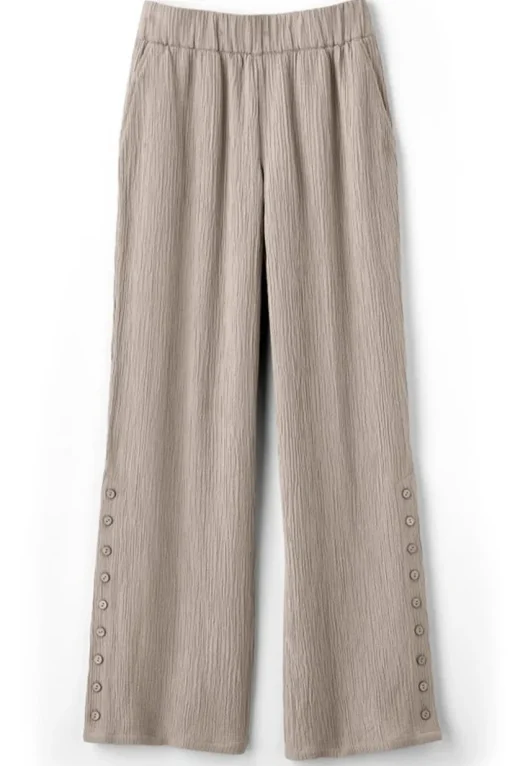 Oceo Gauze Wide-Leg Pants