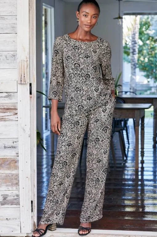 Oceo Gauze Wide-Leg Pants