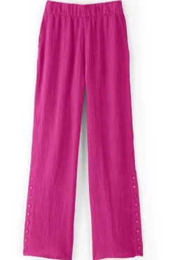 Oceo Gauze Wide-Leg Pants