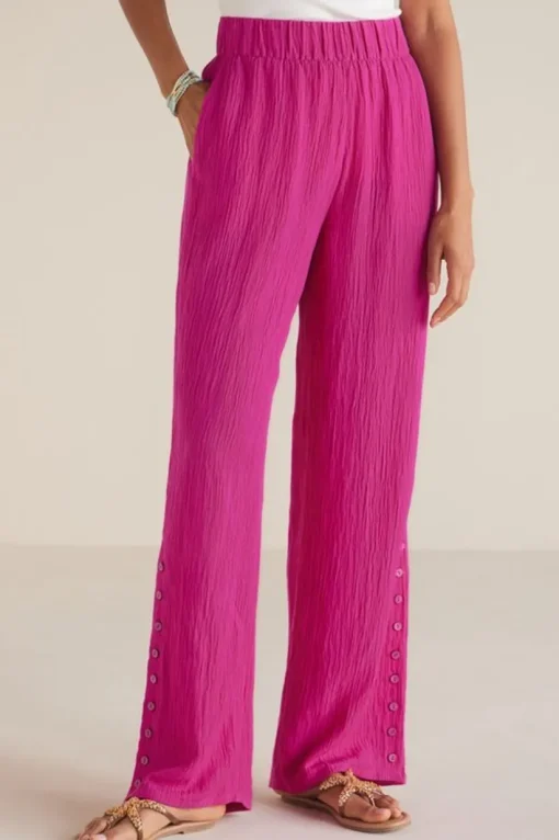 Oceo Gauze Wide-Leg Pants