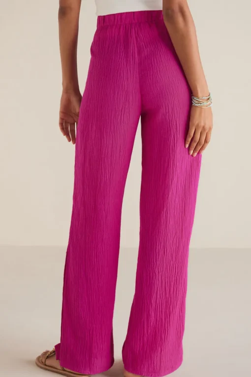 Oceo Gauze Wide-Leg Pants