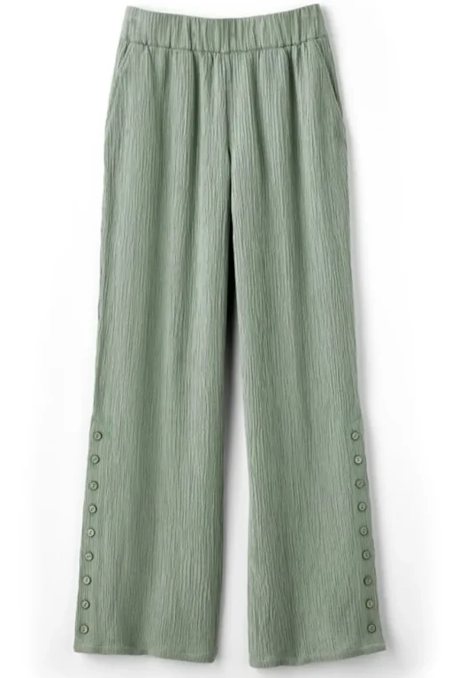 Oceo Gauze Wide-Leg Pants