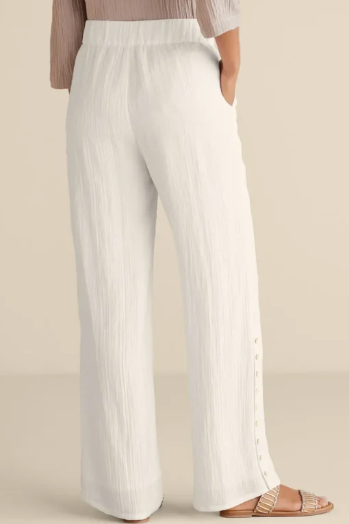 Oceo Gauze Wide-Leg Pants